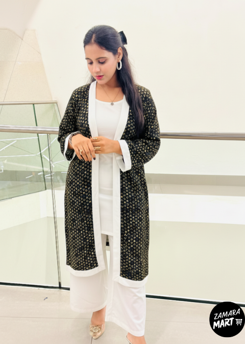 Georggete Grip Long Gown Trouser